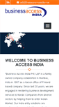 Mobile Screenshot of businessaccessindia.com
